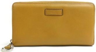 Gucci Pre-owned Vintage Portemonnee - unisex - Vintage Accessoires - Beige - ONE Size - Leer - Vintage