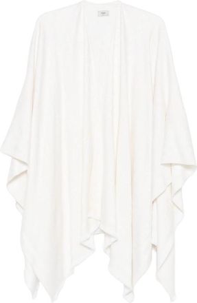 Fendi FF-jacquard Frayed-hem Poncho
