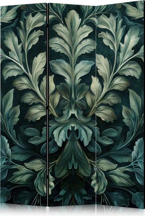 Artgeist Biombo Artgeist Decorativo Hojas Victorianas Verde Oscuro 135x172 Cm