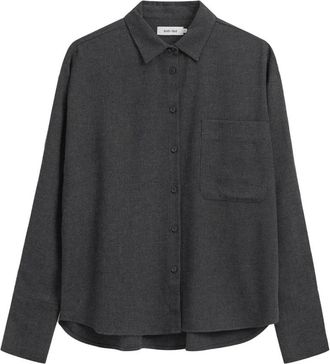 Knit-ted Elain Blouse - Dames - Blouses & Shirts - Grijs - Maat: 2XL Flanel