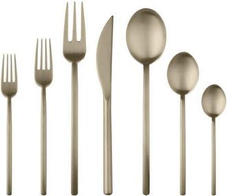 Mepra Due Flatware Set - 32 Pieces in Ice Champagne at Nordstrom
