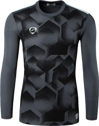 Jeansian Mens Casual Longsleeve Tops T-Shirts Wicking Running Sport Tee T-Shirts Tshirts LA213 Darkgray XL