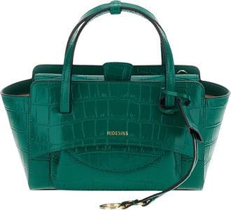 Hidesins Crossbody Tas - Dames - Handtassen - Groen - ONE Size - Leer - Tassen