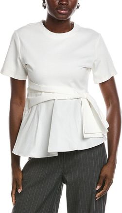 Gracia Crewneck Oversized Bow Top