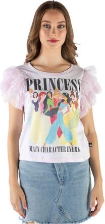 Disney Princess Short Sleeve T-Shirt in Pink Lava Dye at Nordstrom, Size Xx-Large