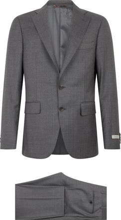 Canali Compleet Jas en Broek - Heren - Business pakken - Grijs - M - Wol - Kostuums
