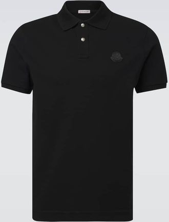 Moncler Polo in cotone con logo