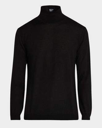 Giorgio Armani Men & apos;s Cashmere Plain Stitch Turtleneck
