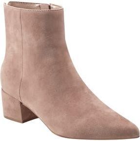 Marc Fisher Leonna Pointed Toe Bootie in Medium Natural at Nordstrom Rack, Size 5