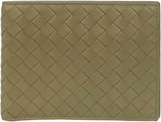 Bottega Veneta Beige Leather Wallet (Bi-Fold) (Pre-Owned)