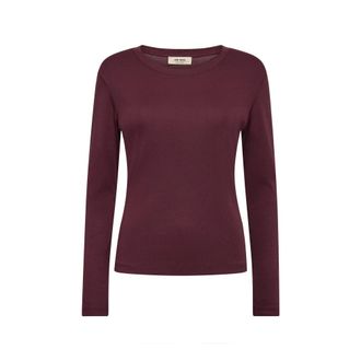 Mos Mosh Tops - Dames - Ronde hals truien - Bruin - XL - Truien & Vesten