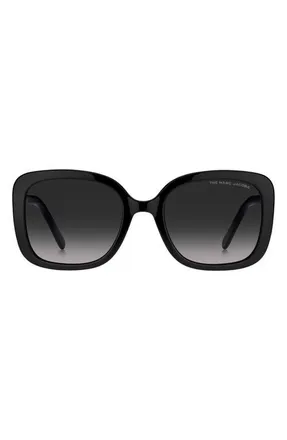 Marc Jacobs 54mm Gradient Square Sunglasses in 0807-9O at Nordstrom