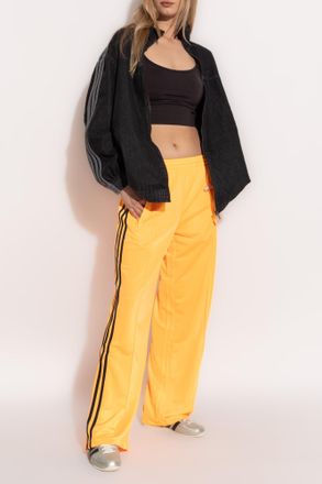 adidas Wide-leg Sweatpants, Womens, Neon