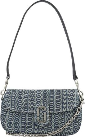 Marc Jacobs The Clover Monogram Denim Shoulder Bag