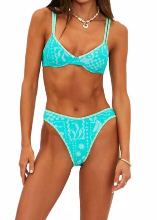 Beach Riot Daria Bikini Bottom In Aqua Haze
