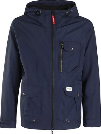 Fay Archive Windbreaker - Heren - Zomerjassen - Blauw - M - Katoen - Jassen
