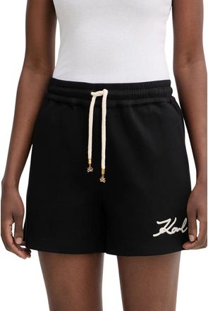 Karl Lagerfeld Donna, Pantaloncini, Nero, L, new