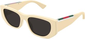 Gucci GG1959S 004 Womens Sunglasses White Size 53 - Free RX Lenses - Free RX Lenses