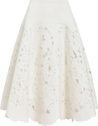 Proenza Schouler Olene midi-rok - Wit