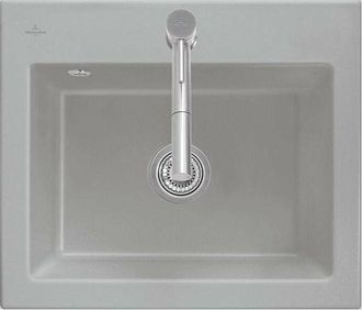 Villeroy & Boch Villeroy&boch - Subway 60 S Plano, Fregaderos Empotrados Al Ras, 565 X 475 Mm, Disponible Con Escurridor A La Derecha O Escurridor A La Izquierda, Ins