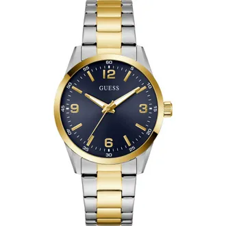 Guess Easton Bracelet Watch, 40mm in 2-Tone at Nordstrom