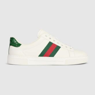 Gucci Gucci Ace Sneaker With Web, Brand Size 40 (US Size 10)