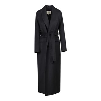 Alessia Santi Long Wool-Blend Coat