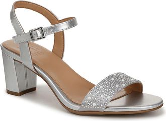 Naturalizer Bristol Sandal in Silver Faux Leather at Nordstrom Rack, Size 8