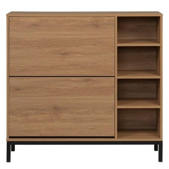 Kenay Home Zapatero efecto madera natural 30 cm x 105 cm