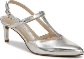 Life Stride Aire Pointed Toe Slingback Pump in Silver at Nordstrom Rack, Size 11 M