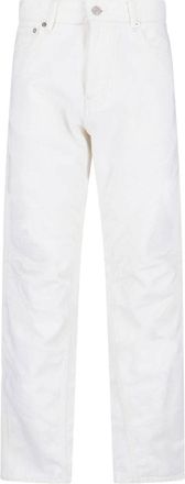 Coperni White Organic Cotton Straight Jeans