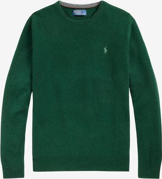 Polo Ralph Lauren Feinstrick-Wollpullover mit Rundhals Pony