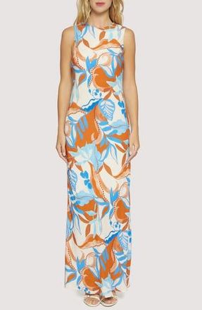 Lost + Wander Bask in Capri Maxi Dress in Cream-Multi at Nordstrom Rack, Size X-Small