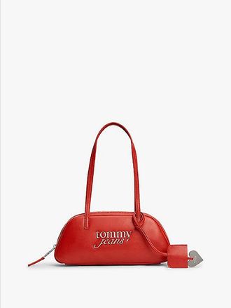 Tommy Hilfiger Metal Logo Charm Shoulder Bag
