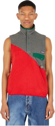 (di)vision Construct Fleece Split Mouwloze Top - Heren - Bodywarmers - Veelkleurig - S - Polyester - Fitness
