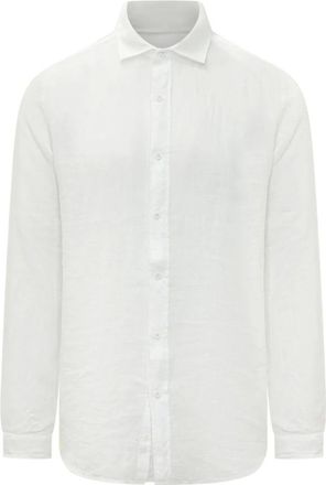 Sundek Formal Shirts, male, White, Size: XL Long Sleeve Shirt