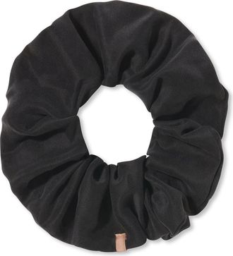 Lunya Washable Silk Classic Scrunchie in Immersed Black at Nordstrom, Size One Size Oz