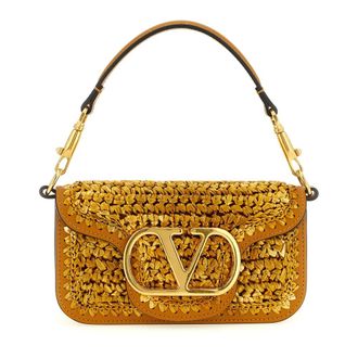 Valentino Garavani Small Loc&ograve; Shoulder Bag - female - Valentino Garavani - Handbags - Yellow - ONE SIZE - Bags