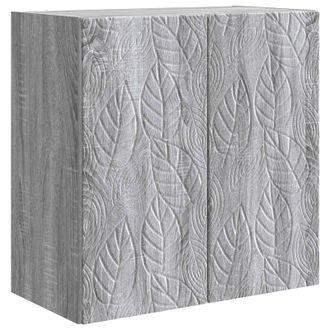 vidaXL Armario De Pared Sonoma Gris 59 X 31 X 60 Cm Vidaxl
