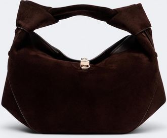 Gabriela Hearst Antonia Mini suede top handle bag