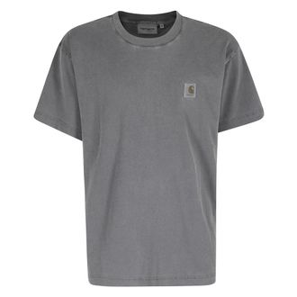 Carhartt Work in Progress Carhartt Wip, T-Shirts, male, Black, Size: XL Nelson T-Shirt