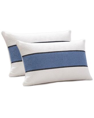 Brooks Brothers Striped Color Blocked Decorative Pillow