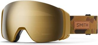 Smith 4D MAG 155mm Special Fit Snow Goggles in Bandit/Chromapop Sun Platinum at Nordstrom