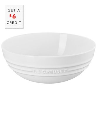 LE CREUSET Multi Bowl White With $6 Credit