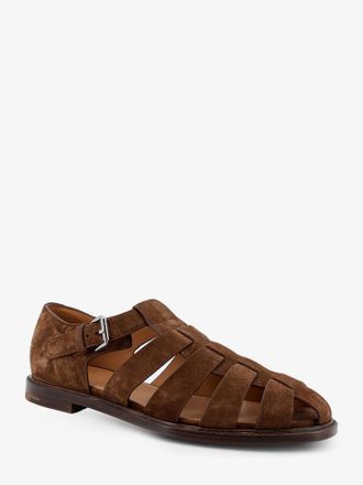 Churchs Mens Sandals Fisherman Suede Brown