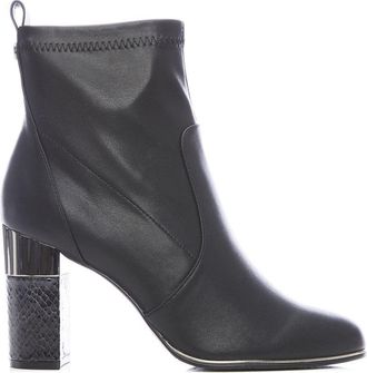 Moda in Pelle Moda in Pelle Womens Lorita Black Porvair Ankle Boots Faux Leather - Size EU 40