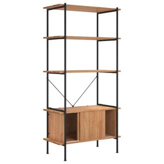 Berkfield Home Practical Bathroom Cabinet with Shelf with Storage with Door Brow in Brown