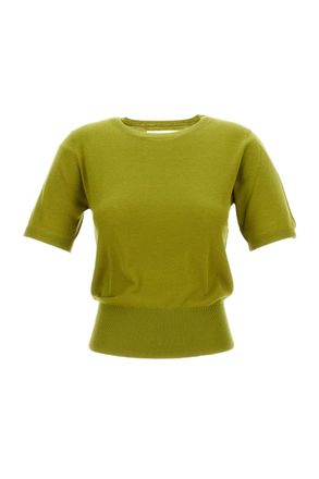 Extreme Cashmere Green Grass N.416 Noor Short Sleeve T-Shirt