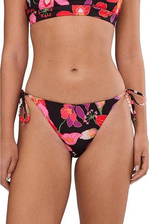 Nike Hot House Floral Tie String Bikni Bottom Womens Swimwear Black : XL, Polyester/Spandex