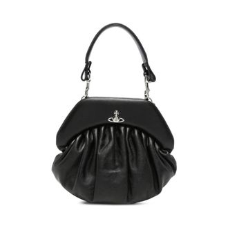 Vivienne Westwood Tassen, Dames, Zwart, ONE Size, Leer, Brooke Schoudertas